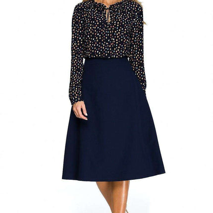 Elegant A-Line Midi Skirt - Très Elite