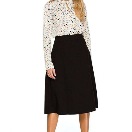 Elegant A-Line Midi Skirt - Très Elite