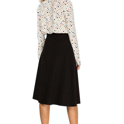 Elegant A-Line Midi Skirt - Très Elite