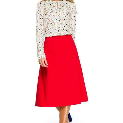 Elegant A-Line Midi Skirt - Très Elite