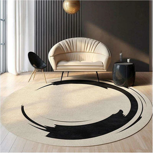 Elegant Abstract Art Area Rug for Stylish Home Interiors