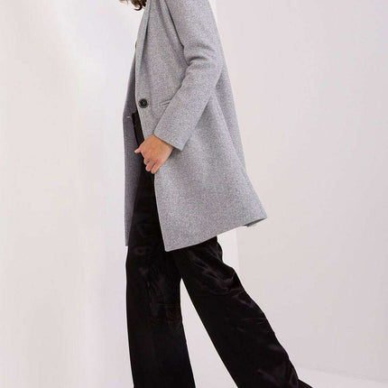 Elegant Allure: Women's Classic Polyester Coat - Très Elite
