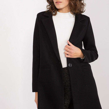 Elegant Allure: Women's Classic Polyester Coat - Très Elite