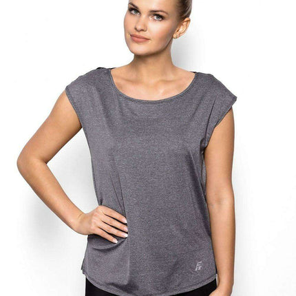 Elegant Almond Neckline Mesh Back Blouse - Women's Fashion Top by Eldar - Très Elite
