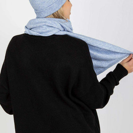 Elegant Angora Blend Winter Hat and Scarf Duo - Très Elite