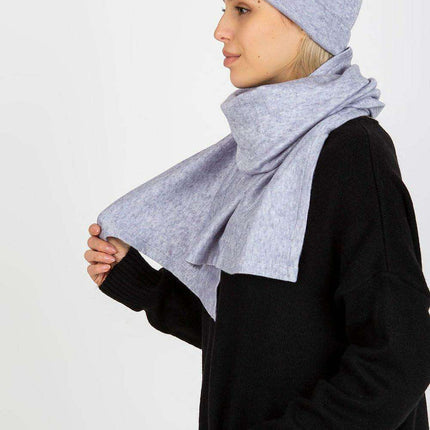 Elegant Angora Blend Winter Hat and Scarf Duo - Très Elite
