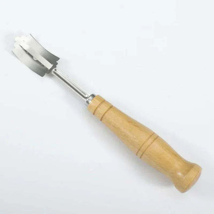 Elegant Artisan Bread Cutting Set with Luxe Leather Case - Très Elite