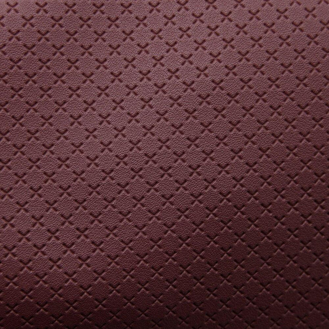Elegant Artisan Cross-Pattern Faux Leather Sheet for Creative Projects
