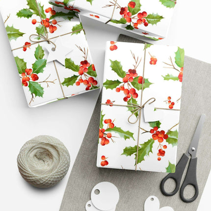 Elegant Artisan Holiday Wrapping Set - Handcrafted Luxury with Matte & Satin Finishes