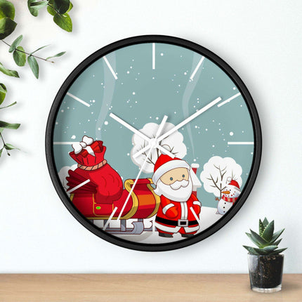 Elegant Artisan Wood Wall Clock with Premium Color Choices for Sophisticated Interiors