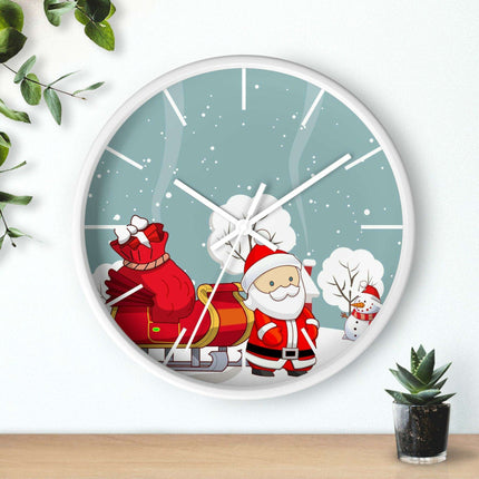 Elegant Artisan Wood Wall Clock with Premium Color Choices for Sophisticated Interiors