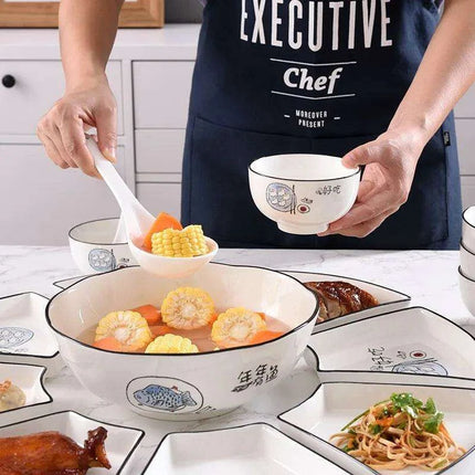 Elegant Asian Ceramic Dining Collection - Chic Tableware for Home and Special Events - Très Elite