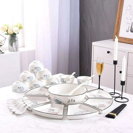 Elegant Asian Ceramic Dining Collection - Chic Tableware for Home and Special Events - Très Elite