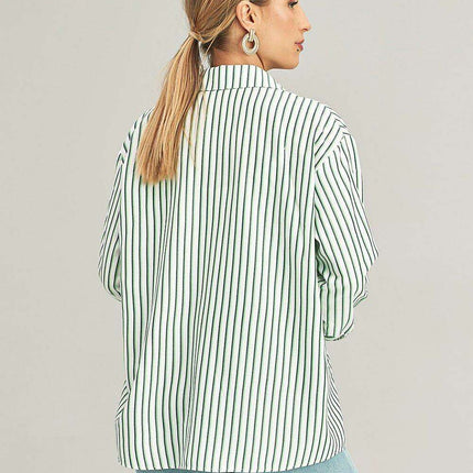Elegant Asymmetrical Long Sleeve Top - Très Elite