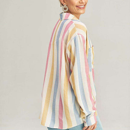 Elegant Asymmetrical Long Sleeve Top - Très Elite