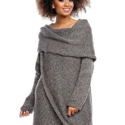 Elegant Asymmetrical Turtleneck Knit Sweater - Must-Have Winter Fashion for Women - Très Elite