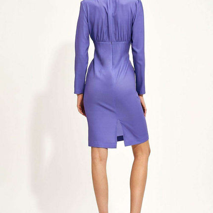 Elegant Aura Evening Midi Cocktail Dress For Chic Night Out - Très Elite