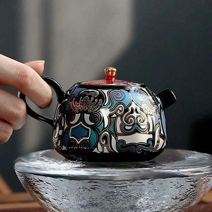 Elegant Authentic Dual-Tone Portable Tea Set for Traditional Kung Fu Brewing - Très Elite