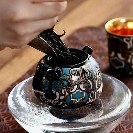 Elegant Authentic Dual-Tone Portable Tea Set for Traditional Kung Fu Brewing - Très Elite