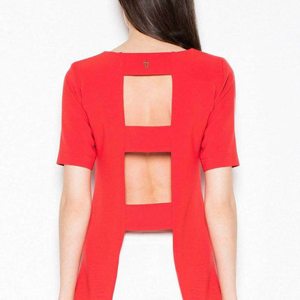 Elegant Back Exposure Blouse - Très Elite