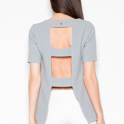 Elegant Back Exposure Blouse - Très Elite
