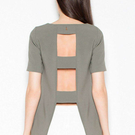 Elegant Back Exposure Blouse - Très Elite