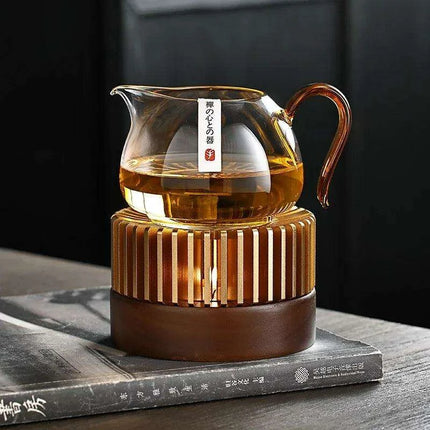 Elegant Bamboo Candle Warmer for Authentic Tea Ceremonies - Très Elite