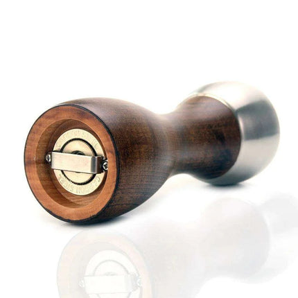 Elegant Beech Wood Salt and Pepper Mill Set with Premium Carbon Steel Mechanism - Très Elite