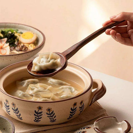 Elegant Beechwood Soup Spoon - The Ultimate Kitchen Accessory for Ramen and Stews - Très Elite