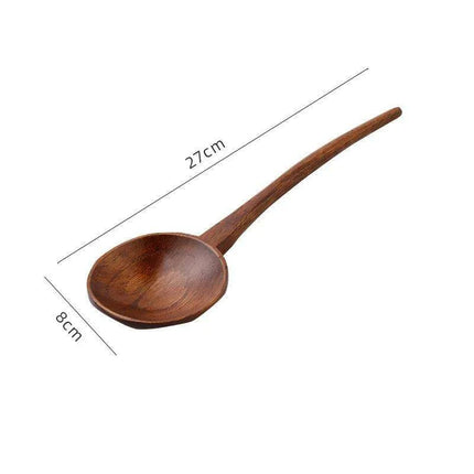 Elegant Beechwood Soup Spoon - The Ultimate Kitchen Accessory for Ramen and Stews - Très Elite