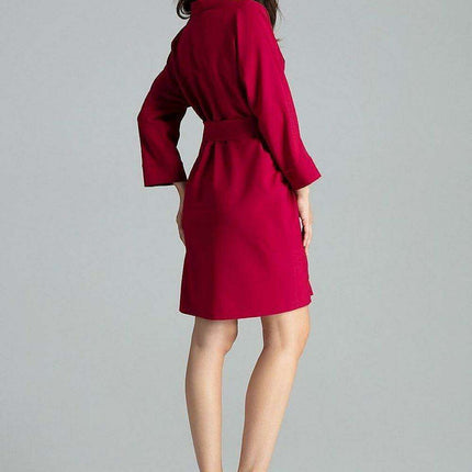 Elegant Beige Dress Coat with Gold Details - Très Elite