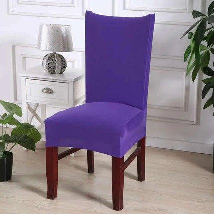 Elegant Beige Stretchable Slipcovers for Dining Chairs at Special Events..