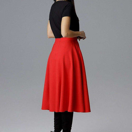 Elegant Belted Flared Skirt for Effortless Chic - Très Elite