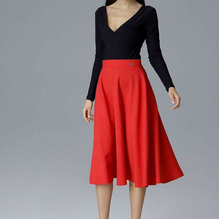 Elegant Belted Flared Skirt for Effortless Chic - Très Elite