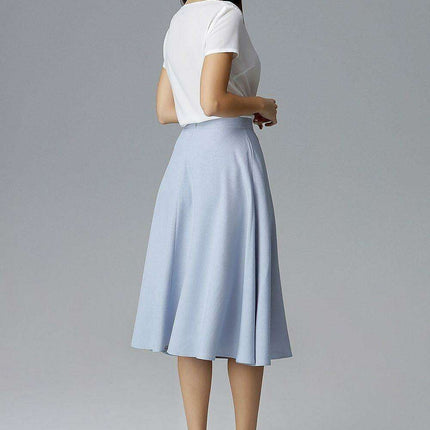 Elegant Belted Flared Skirt for Effortless Chic - Très Elite