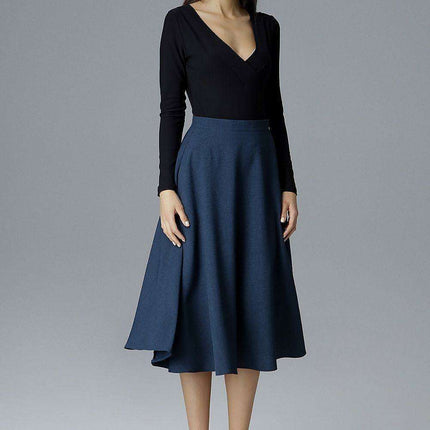 Elegant Belted Flared Skirt for Effortless Chic - Très Elite