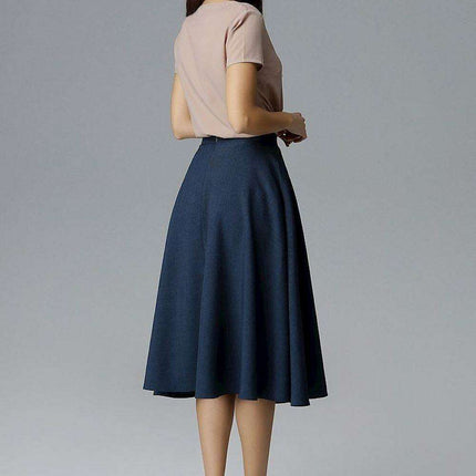 Elegant Belted Flared Skirt for Effortless Chic - Très Elite