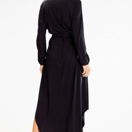 Elegant Belted Maxi Shirt Dress for Effortless Chic - Très Elite