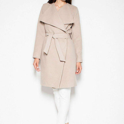 Elegant Belted Overcoat Venaton - Embrace Timeless Luxury - Très Elite