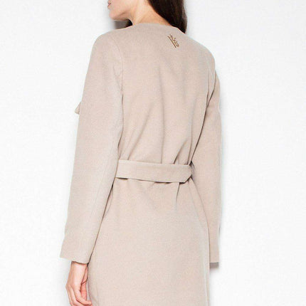 Elegant Belted Overcoat Venaton - Embrace Timeless Luxury - Très Elite
