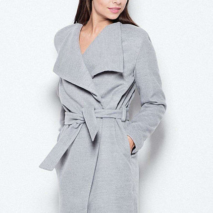 Elegant Belted Overcoat Venaton - Embrace Timeless Luxury - Très Elite