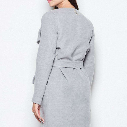 Elegant Belted Overcoat Venaton - Embrace Timeless Luxury - Très Elite