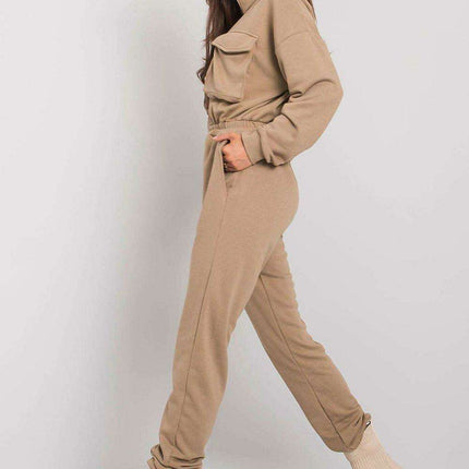 Elegant Black Cotton Zipped Jumpsuit for Every Occasion - Très Elite