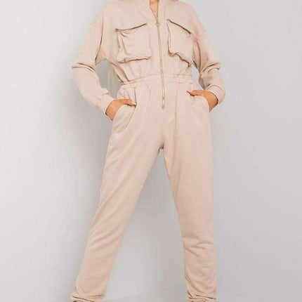Elegant Black Cotton Zipped Jumpsuit for Every Occasion - Très Elite