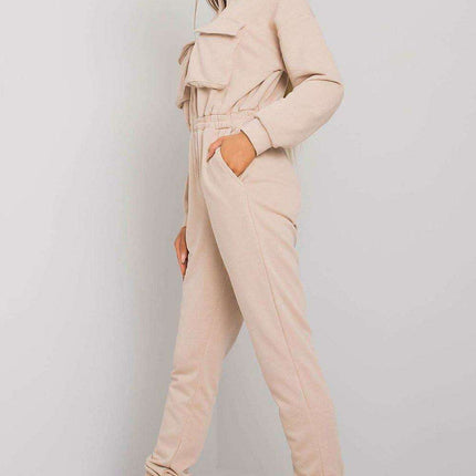 Elegant Black Cotton Zipped Jumpsuit for Every Occasion - Très Elite