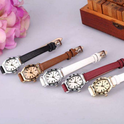 Elegant Black Leather Women's Watch with Japanese Precision by JULIUS- Très Elite- Très Elite