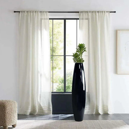 Elegant Black Resin Oversized Floor Vase for Stunning Home Decor