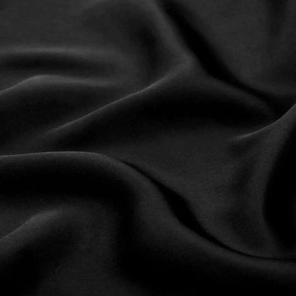 Elegant Black Silk Satin Duvet Cover Set - Enhance Your Sleep and Nourish Your Skin and Hair..