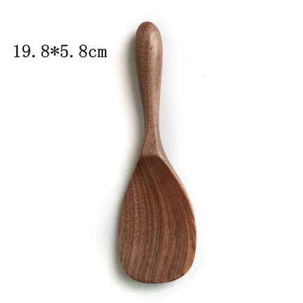 Elegant Black Walnut Spoon - Perfect for Desserts, Coffee, and Honey - Très Elite