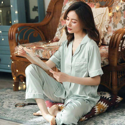 Elegant Blush 2-Piece Summer Pajama Set - Cozy Luxe Lounge Sleepwear for Women - Très Elite